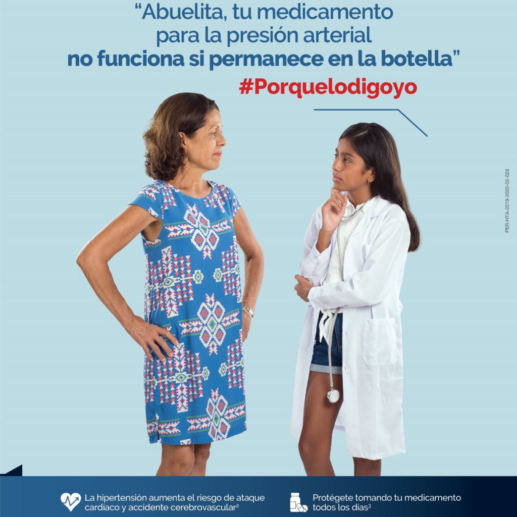 La campaña #Porquelodigoyo iniciada por Servier celebra el día de la hipertensión.